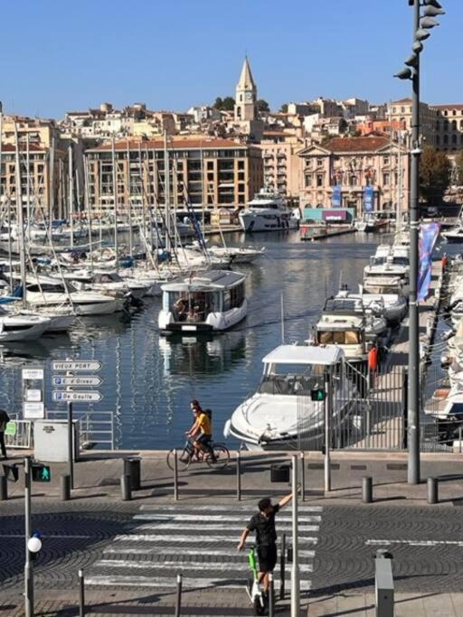 T4 Marseille Vue Imprenable Sur Vieux Port Apartment Exterior foto